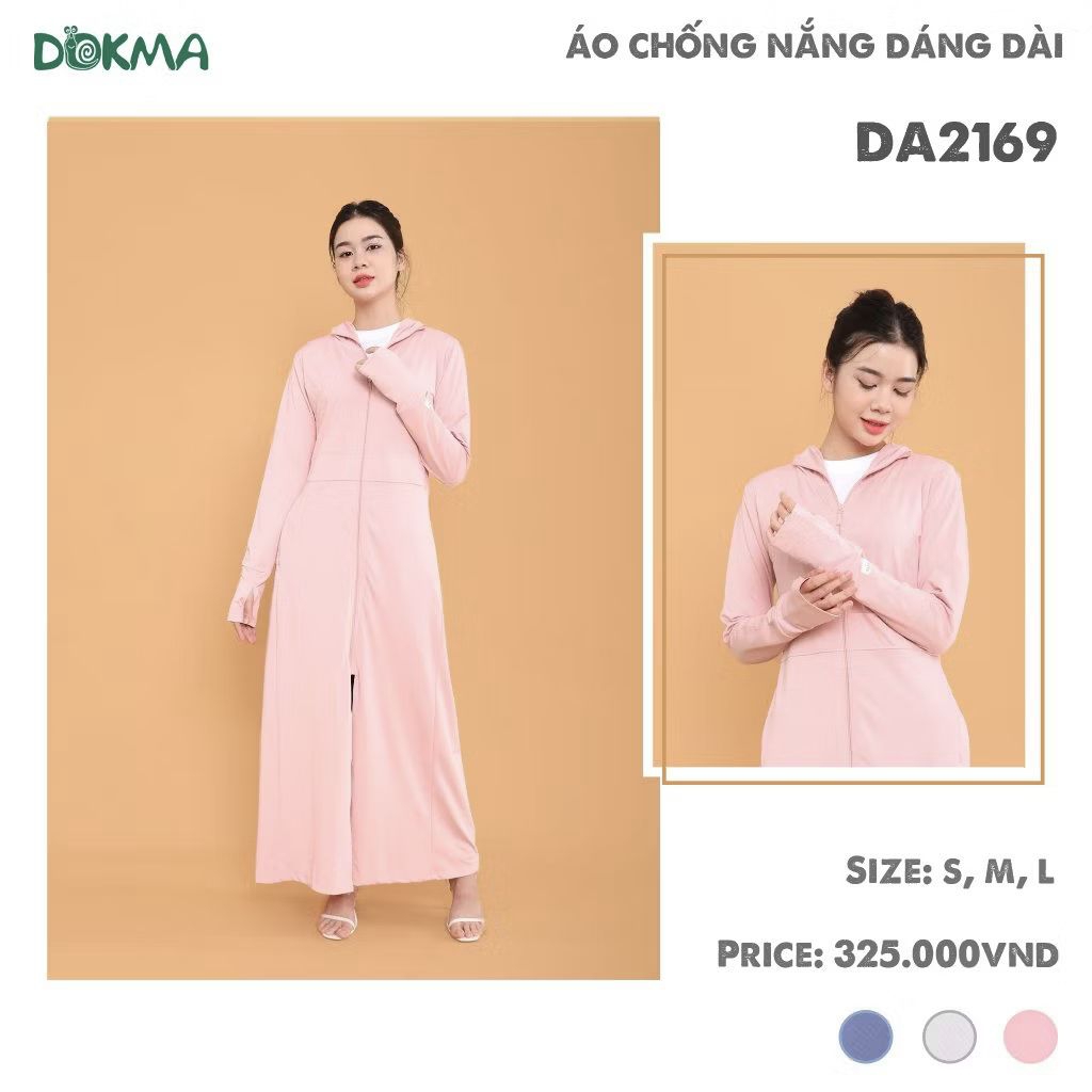 Áo chống nắng dáng dài nữ Dokma