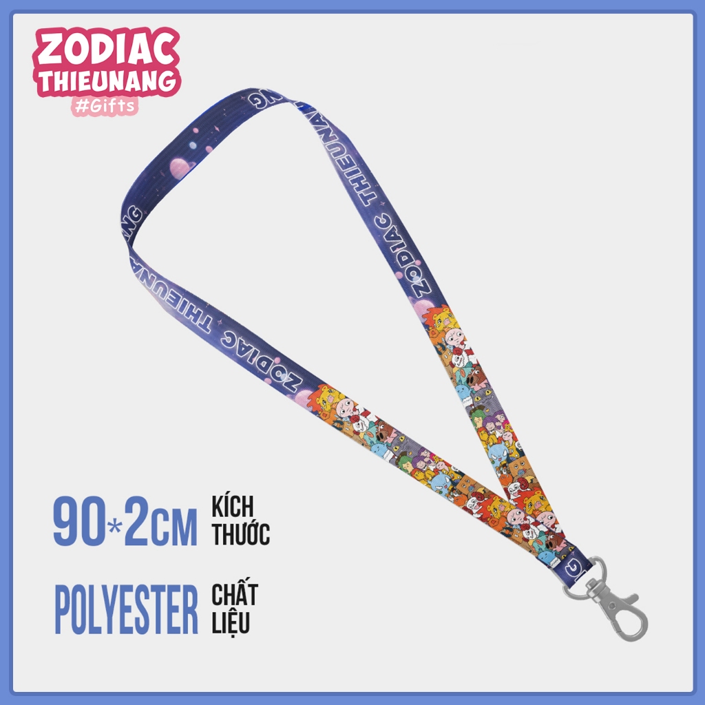 ZODIACTHIEUNANG Dây đeo thẻ 12 cung hoàng đạo