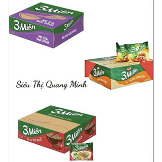  Thùng Mì Tôm 3 Miền Các Vị 30 Gói x 65G 