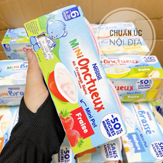 [PHÔ MAI] Sữa Chua PHÔ MAI Nestle Brasse nội địa Pháp Lốc 6 hộp cho bé từ 6 THÁNG
