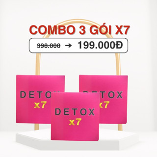 3 Hộp Detox X7 Hỗ Trợ Chăm Sóc Body Toàn Diện Đánh Bay Khuyết Điểm Body Vip - tienich91