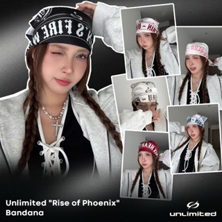 Khăn Bandana Turban Nam Nữ Mascot Phoenix Lụa Satin 66x66cm - Unlimited "Rise Of Phoenix" Bandana