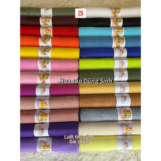 [ G572 ] ( 9,1m HÀNG CỨNG ) Cuộn lưới thô bó hoa, lưới cứng trơn bó hoa sáp, hoa giả, hoa tươi, làm giỏ hoa quả, giỏ quà