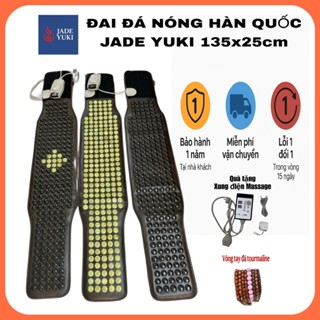  Đai Đá Nóng Hàn quốc Jade Yuki 135x25cm – Đai Đá Nóng Tan Mỡ Bụng Đá Ngọc bích 