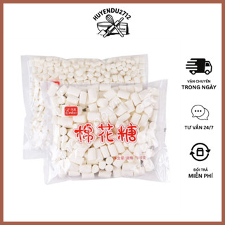 Kẹo marshmallow kẹo bấc trắng nougat trắng 100g 500g GIẢM NGỌT 40%