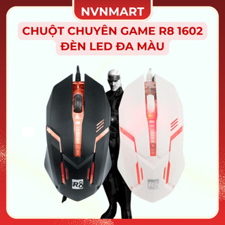 Chuột chuyên Game R8 1602 đèn led đa màu
