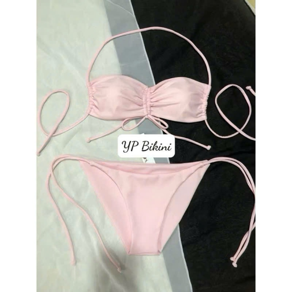 Bikini 2 mảnh áo bản ngang quần kín Mông ( che tên) | BigBuy360 - bigbuy360.vn