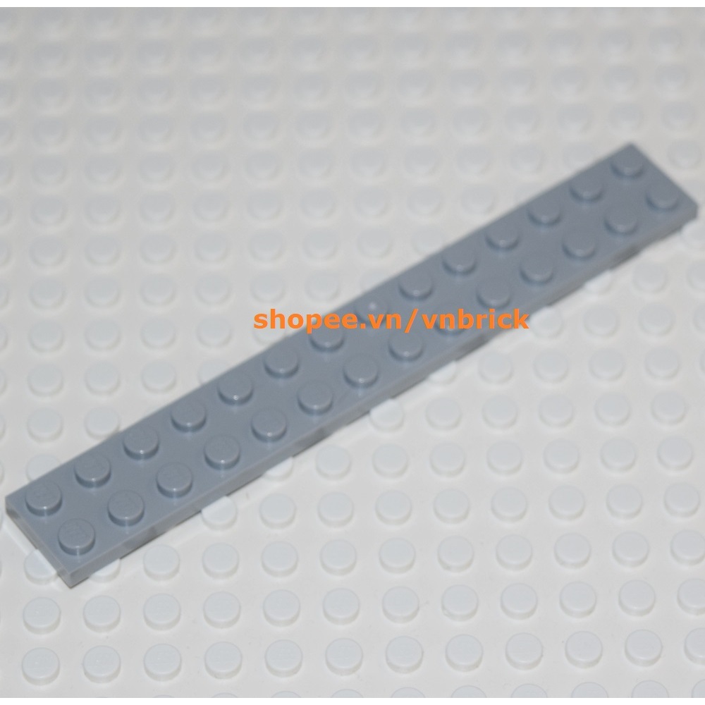 [1 Cái] LEGO Tấm Đế 2x14, Xám Nhạt ID 4662161 91988
