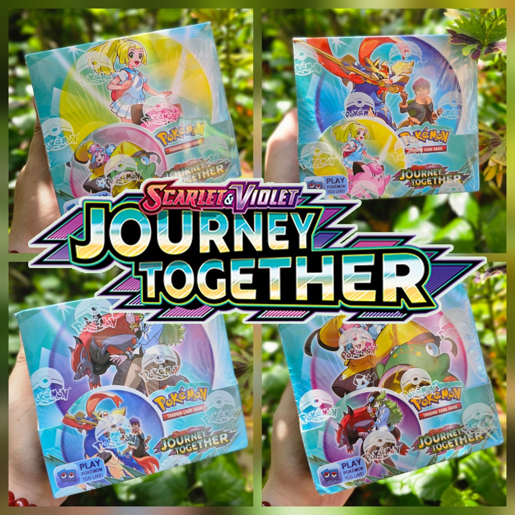 🌟GIÁ SỐC🌟 Hộp Bài Pokemon 36 Gói 360 Thẻ  Journey Together Destined Rivals Prismatic Evolutions Mega