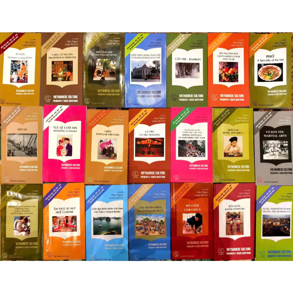 Sách - Vietnamese Culture Frequently Asked Questions - Set Of 21 Books by Hữu Ngọc