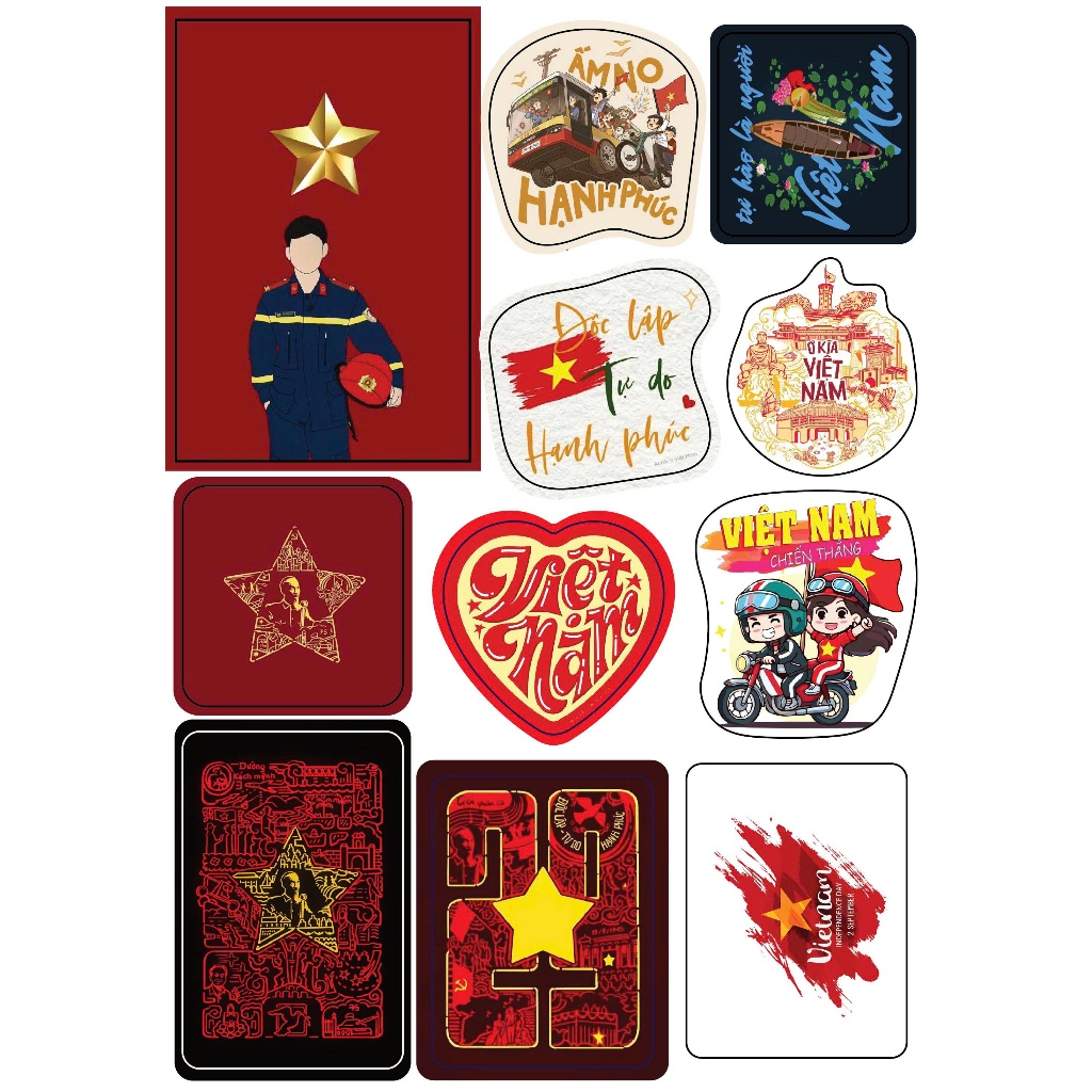 Sticker 3D, Sticker Dán Điện Thoại Bộ PCCC, Sticker 3D Nổi Trang Trí Mọi Bề Mặt