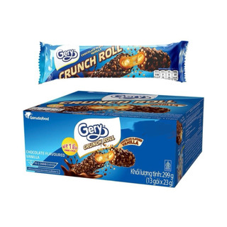 BÁNH CUỘN PHỦ SOCOLA GERY CRUNCH ROLL 299G (13 CHIẾC)