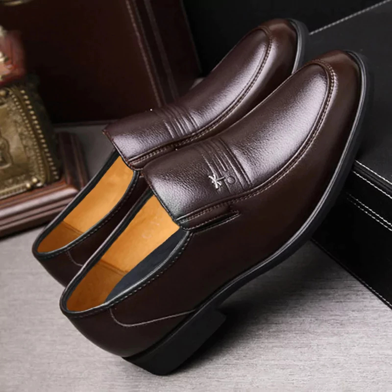 Giày Nam Da Bò , Giày Da Nam Trung Niên  Thích Hợp Cho Đi Chơi Đi Làm Dự Tiệc G10 Hàng Cao Cấp Bảo Hành 1 năm