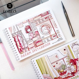  LOBEO  Sổ vẽ màu nước Lobeo Dream 300gsm 20 tờ - Bìa mỏng 