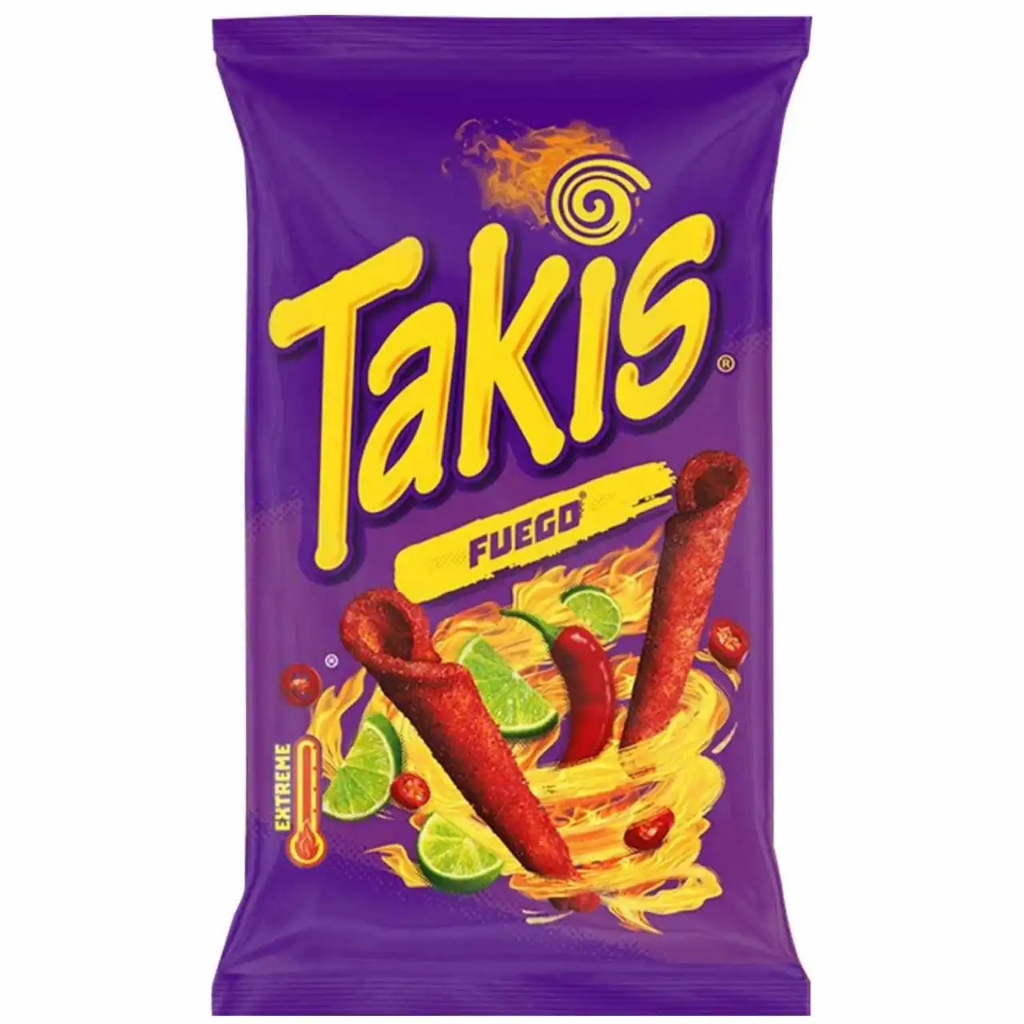 Snack Takis Fuego 100g – Cơn bão vị cay chua chua cực “đã” 🌶🔥