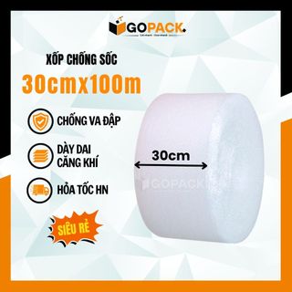 Bọc chống sốc 30cmx100m xốp nổ bọc hàng bảo vệ hàng hóa chống va đập - GOPACK