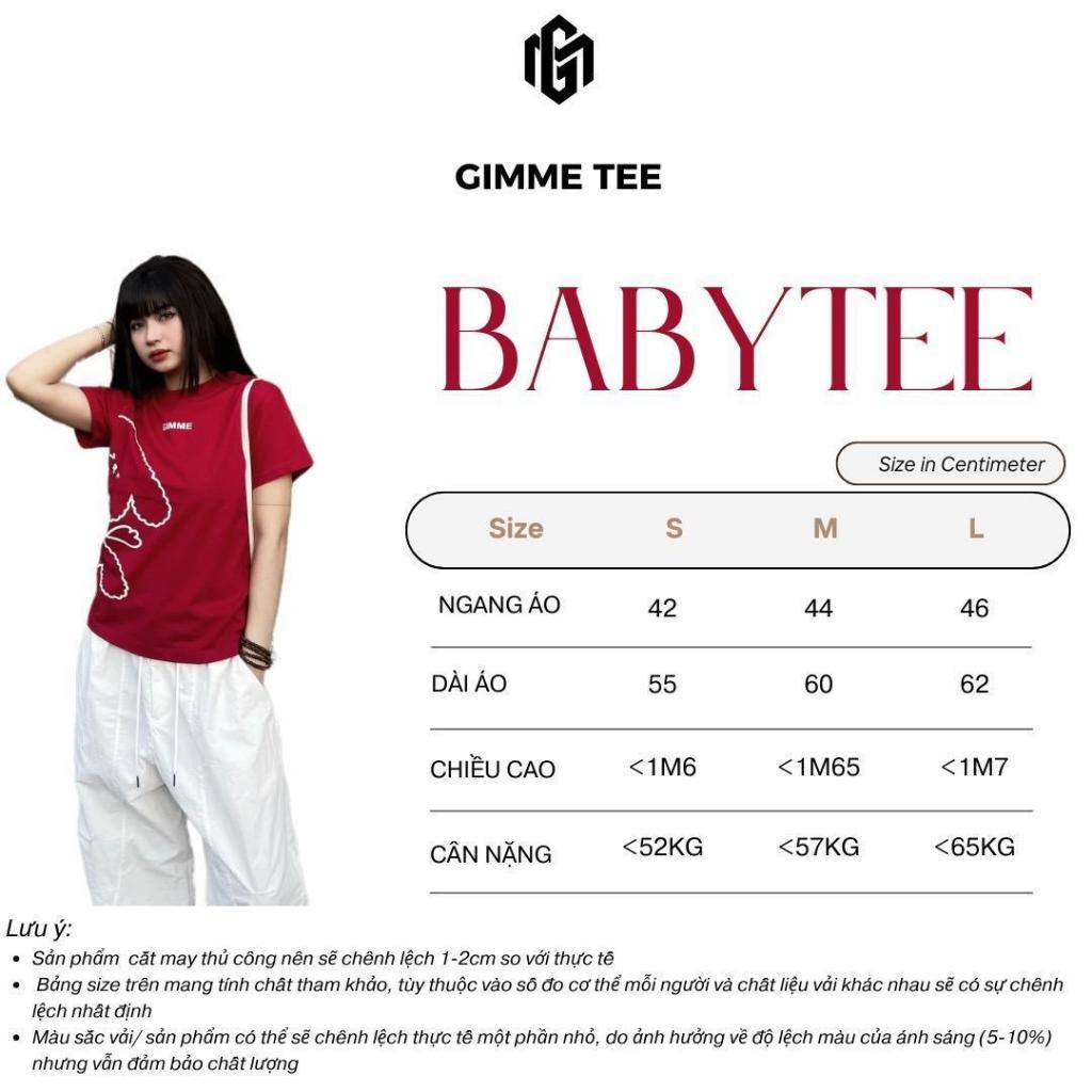 [Hàng Mới] Áo BabyTee Gimme - BST GẤU  - Premium Cotton 250gsm Cotton 2 Chiều - GMB113 | BigBuy360 - bigbuy360.vn