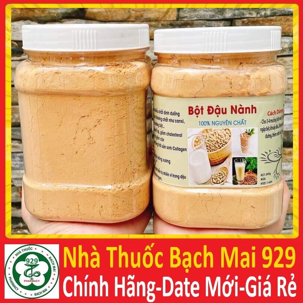 Bột Đậu Nành 100% Nguyên Chất Loại 1 Tách Vỏ, Bột Đậu Nành Rang Thơm Xay
