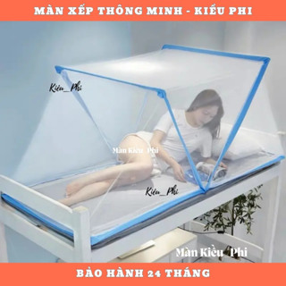 Mùng ngủ 1m, 1m2, 1m4, 1m6, 1m8 - màn chụp ngủ chống muỗi, màn tự bung gấp gọn gia đình