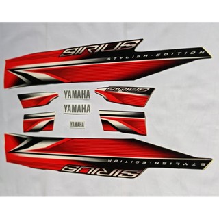 Tem Sirius (3 lớp) màu đỏ trắng đời 2019_Decal