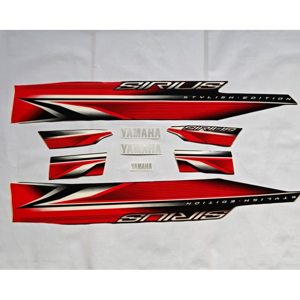 Tem Sirius (3 lớp) màu đỏ trắng đời 2019_Decal