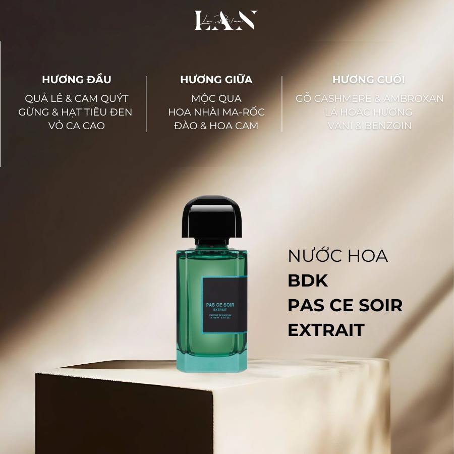 [LAN] Nước Hoa Unisex BDK Pas Ce Soir Extrait 10/20ml