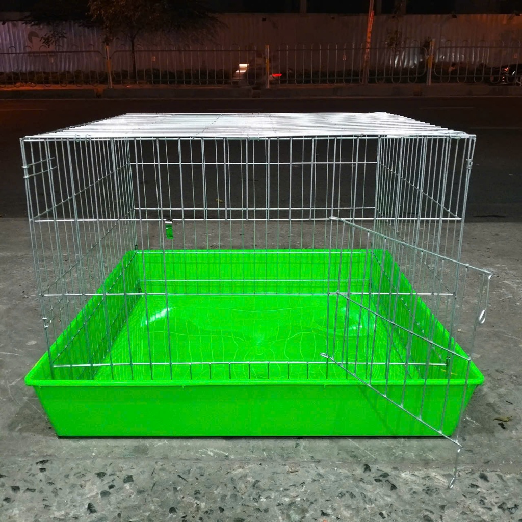 CHUỒNG GÀ 80 VUÔNG CAO 60 KẼM 3LI NAN KHÍT 4CM NUÔI GÀ KIỂNG, GÀ TRE