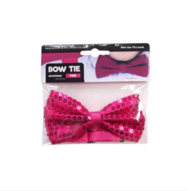 Nơ Bow tie hồng