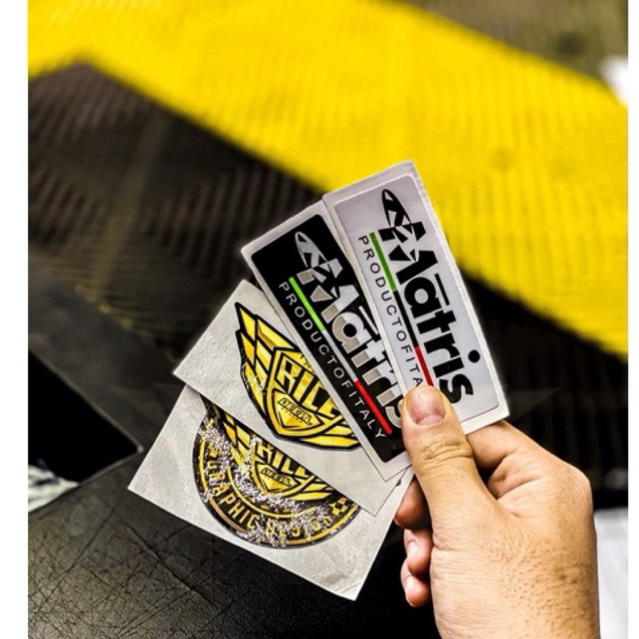 Tem dán Sticker logo Matris