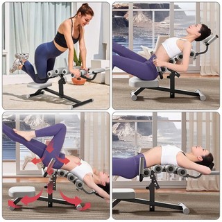  Ghế tập xoay tập thể dục với con lăn xốp để rèn luyện sức mạnh cốt lõi và bụng thư giãn lưng kéo giãn 360 độ ghế xoay 