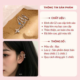 BÔNG TAI KẸP VÀNH CAO CẤP