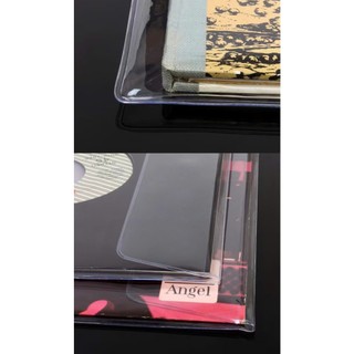 [Set 5 chiếc] Vỏ bọc đĩa than cao cấp,  siêu dày PVC - Túi LP Vinyl 12 inch , có nắp set 5 chiếc