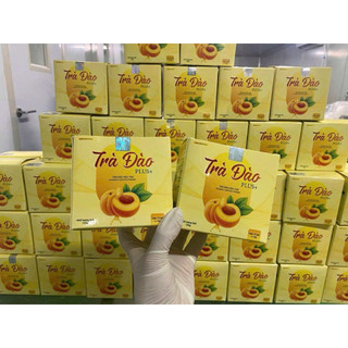 Trà đào plus+ (Hộp 15 gói có tặng thanh đường)