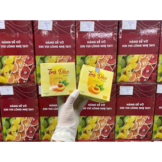 Trà đào plus+ (Hộp 15 gói có tặng thanh đường)