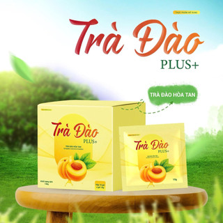 Trà đào plus+ (Hộp 15 gói có tặng thanh đường)