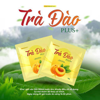 Trà đào plus+ (Hộp 15 gói có tặng thanh đường)