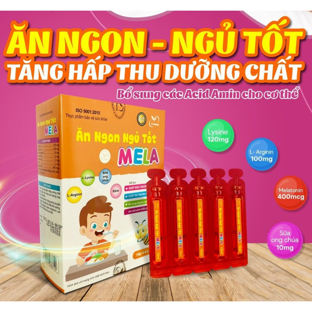 SIRO ĂN NGON NGỦ TỐT MELA GIÚP BÉ CẢI THIỆN GIẤC NGỦ VÀ ĂN NGON MIỆNG