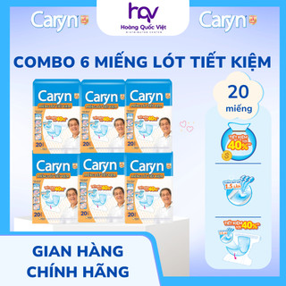 [Combo 6 Gói] Miếng Lót Tiết Kiệm, Miếng lót Bổ sung Caryn Chính Hãng Cho Người Lớn – Thấm Hút Tốt – Tiết Kiệm 40%
