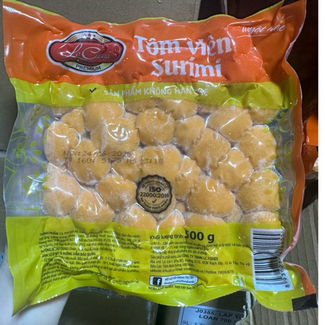 CHẢ CÁ MÔ PHỎNG VIÊN TÔM RẺ NHẤT 500G
