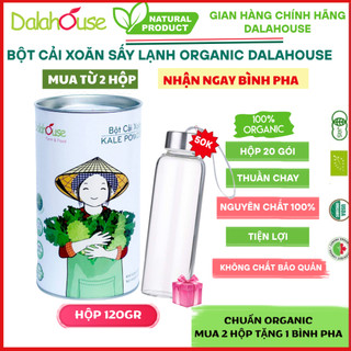  Bột Cải Xoăn - Cải Kale Dalahouse - Cải Kale Hữu Cơ Sấy Lạnh Dalahouse nguyên chất DATE MỚI NHẤT 