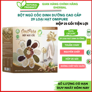 Bột Ngũ Cốc Dinh Dưỡng OmiPure (29 loại hạt) - Hộp 500gr (25 gói)