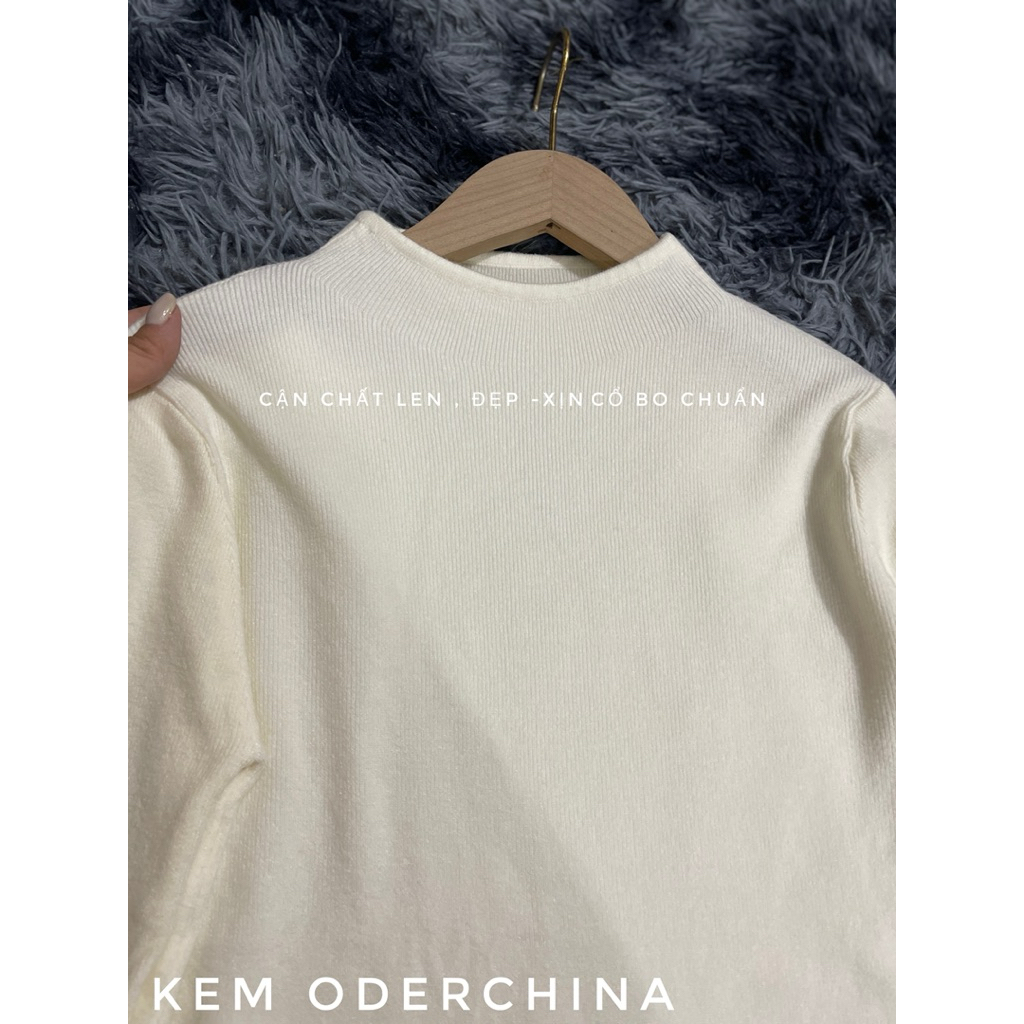 【Sẵn +Kèm Ảnh Shop】Áo Len Nữ Cổ Cao Giữ Nhiệt ,Áo Len Tăm Mềm Mịn Loại 1 Đẹp | BigBuy360 - bigbuy360.vn