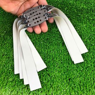 5 dây thun cao su adam đen-trắng 0.65, kéo tới má