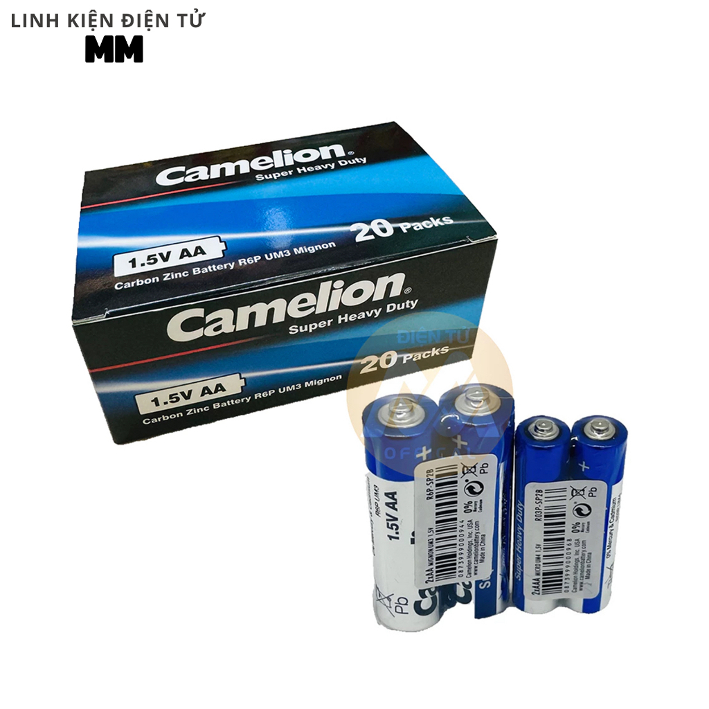 [ 1 hộp 40 viên ] pin 1.5v aa-aaa camelion ( hàng ) - dùng cho các thiết bị điện tử