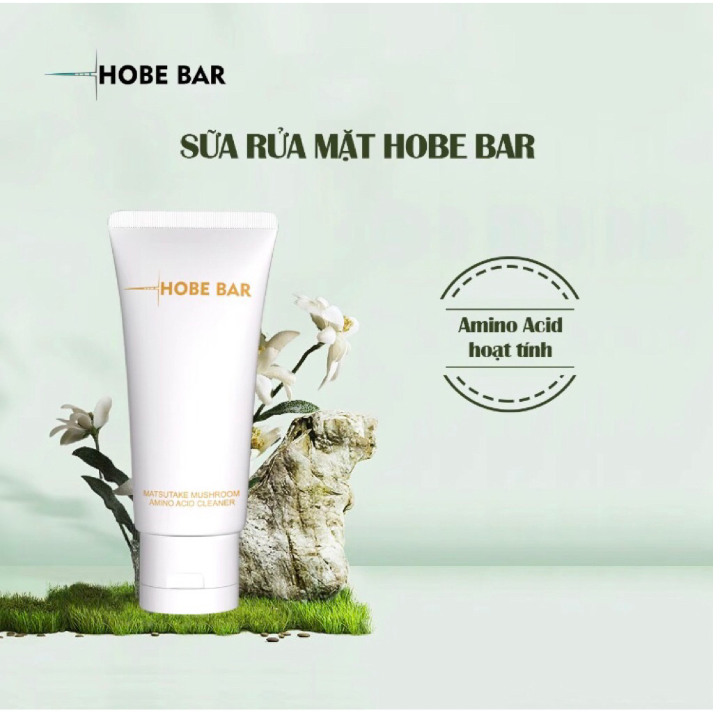 Sữa rửa mặt HOBEBAR giảm mụn, giảm dầu, làm sạch chuyên sâu và trắng sáng cho mọi loại da - 50ml