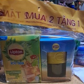 COMPO 2 HỘP TRÀ LIPTON ICE TEA VỊ CHANH MẬT ONG