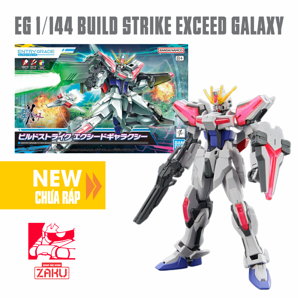 [New] Mô hình lắp ráp gundam Bandai EG 1/144 Build Strike Exceed Galaxy