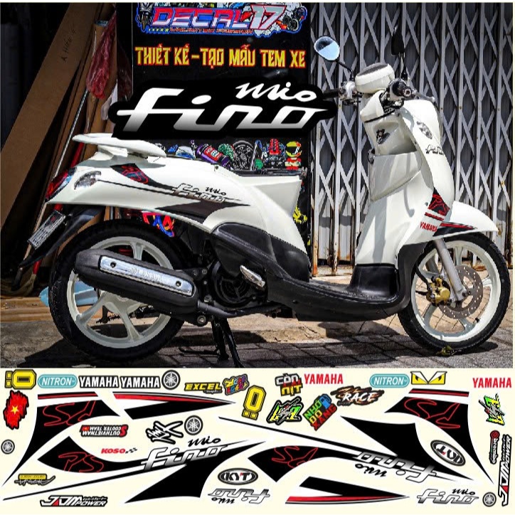 TEM RỜI MIO CLASSICO FINO TRẮNG DECAL 3 LỚP