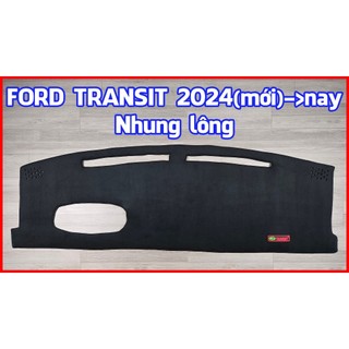 Thảm Taplo FORD TRANSIT bằng Nhung lông, Da vân Carbon, Da vân Gỗ
