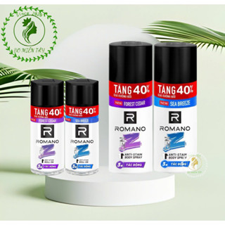 Xịt/Lăn Khử Mùi Romano Gen Z 56ml/196ml – Hương Trẻ Trung, 3X Tác Động, Ngăn Mùi Lâu
